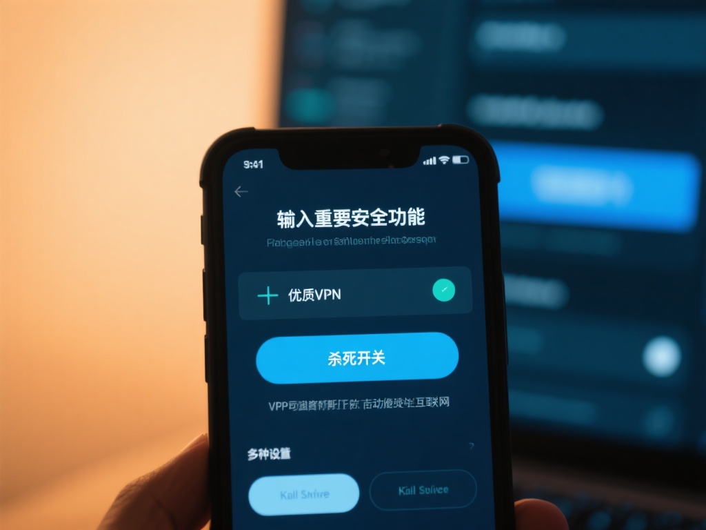 启用重要的安全功能
优质的VPN通常提供多种安全